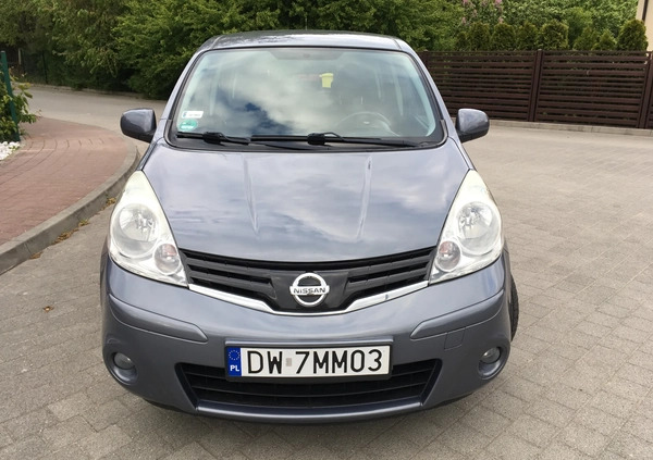 Nissan Note cena 13900 przebieg: 229096, rok produkcji 2011 z Wrocław małe 137